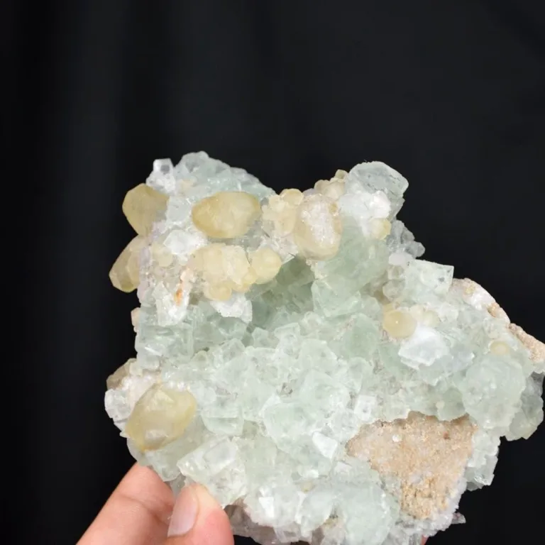 Fluorite With Calcite,Quartz Crystals - Image 5