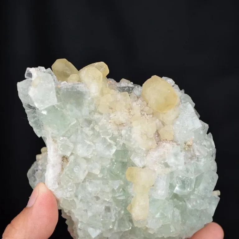 Fluorite With Calcite,Quartz Crystals - Image 9