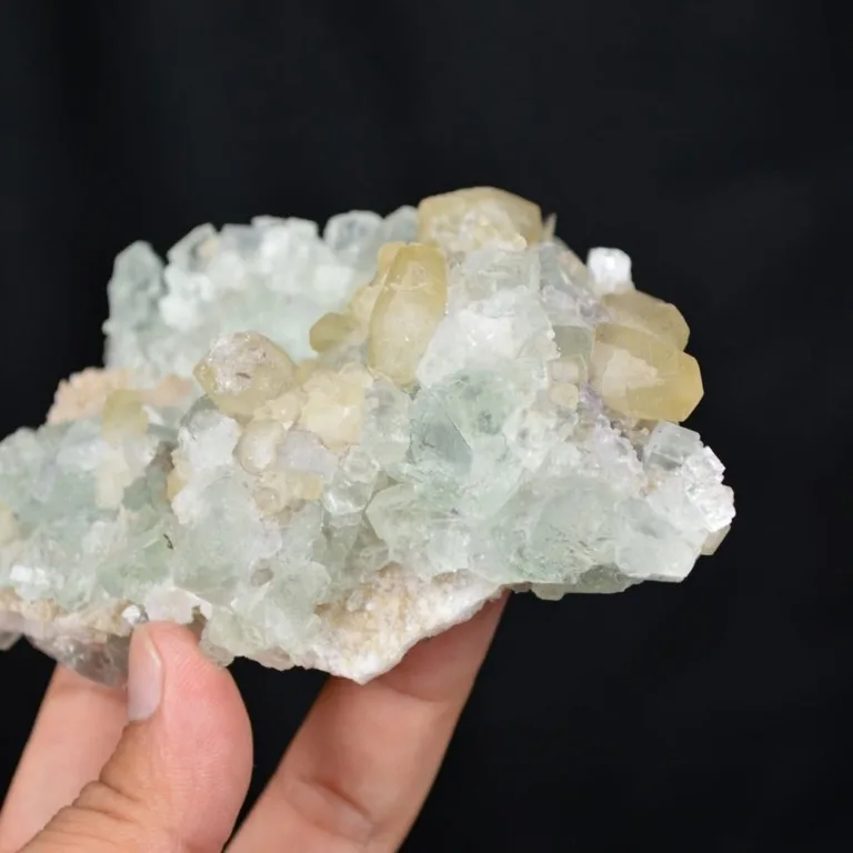 Fluorite With Calcite,Quartz Crystals - Image 10
