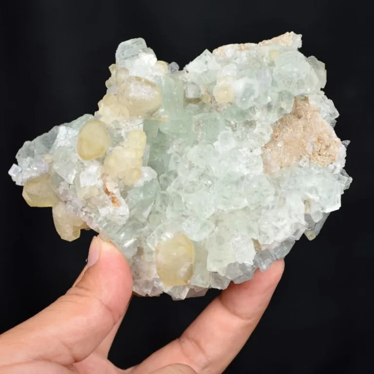 Fluorite With Calcite,Quartz Crystals - Image 11