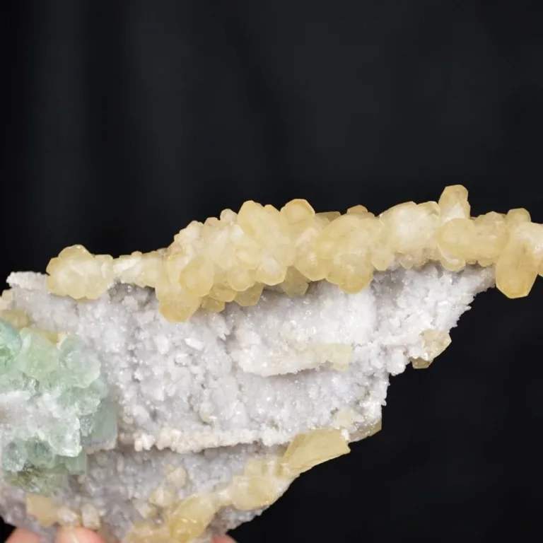 Fluorite With Calcite,Dolomite,Quartz Crystals - Image 11