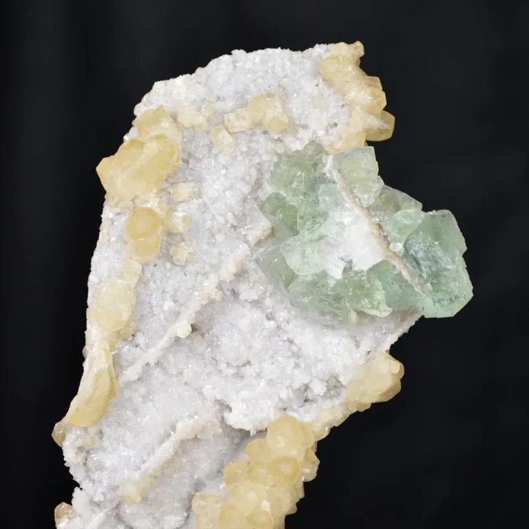 Fluorite With Calcite,Dolomite,Quartz Crystals - Image 12