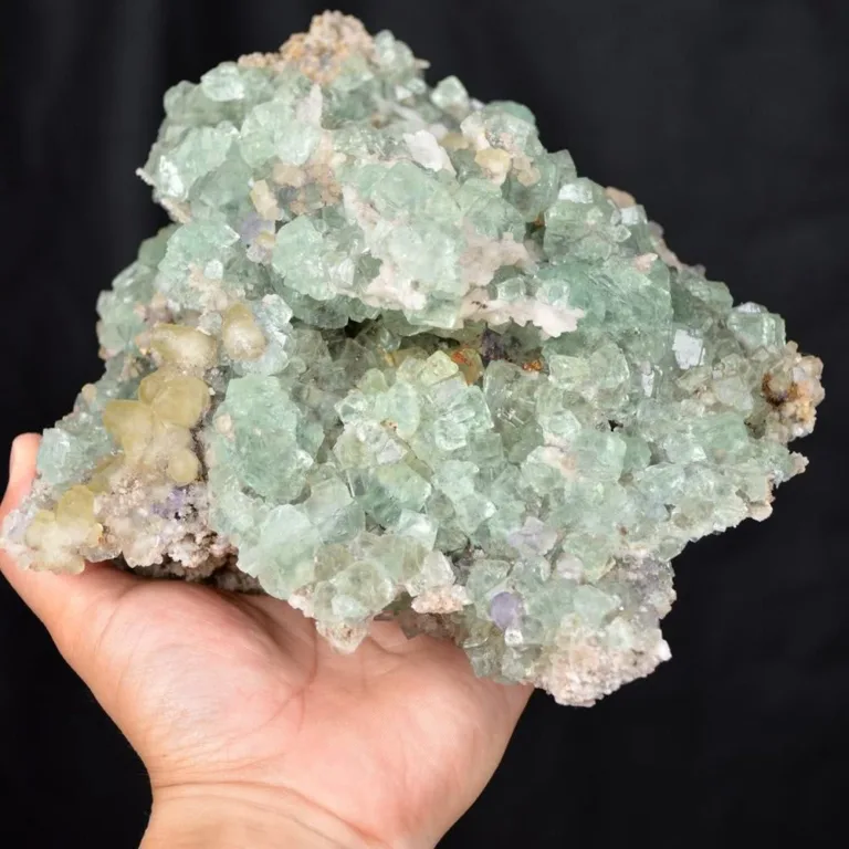 Fluorite With Calcite,Dolomite,Quartz Crystals - Image 6