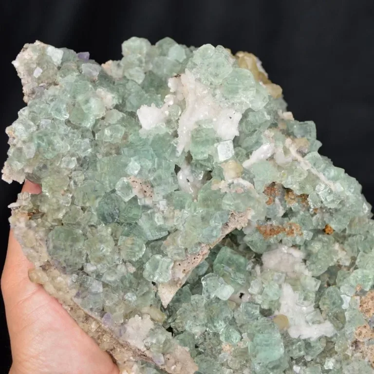 Fluorite With Calcite,Dolomite,Quartz Crystals - Image 8