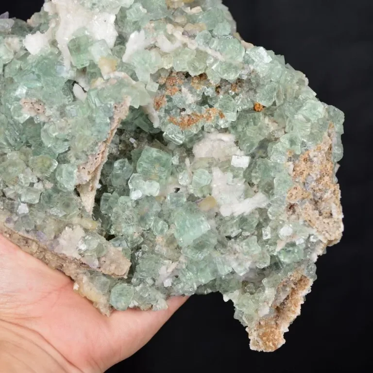 Fluorite With Calcite,Dolomite,Quartz Crystals - Image 9