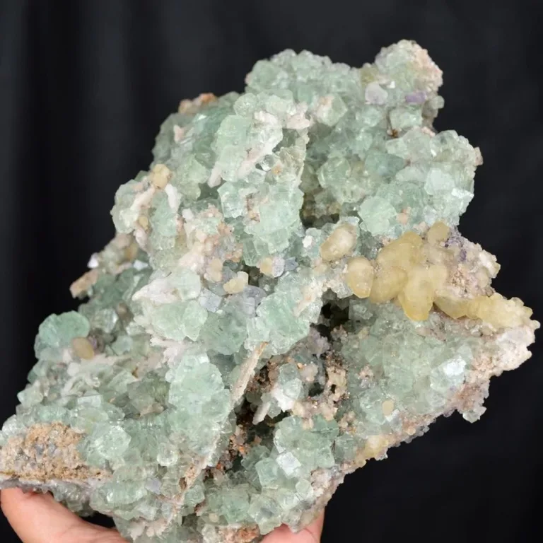 Fluorite With Calcite,Dolomite,Quartz Crystals - Image 11