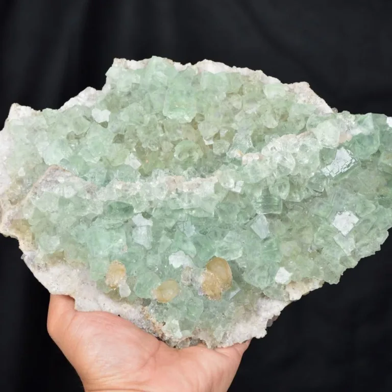 Fluorite With Calcite,Quartz Crystals - Image 2