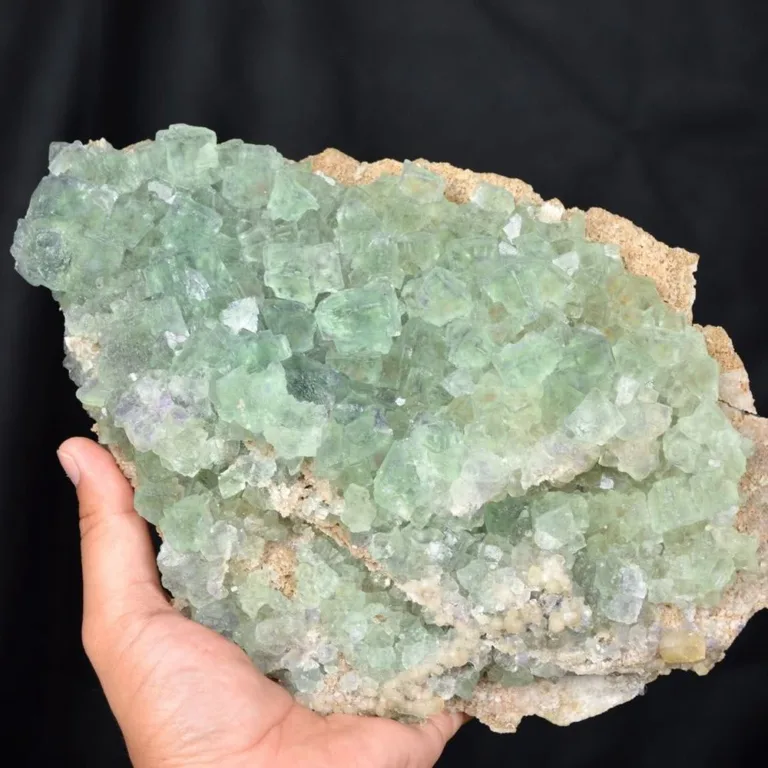 Fluorite With Calcite,Quartz Crystals - Image 3