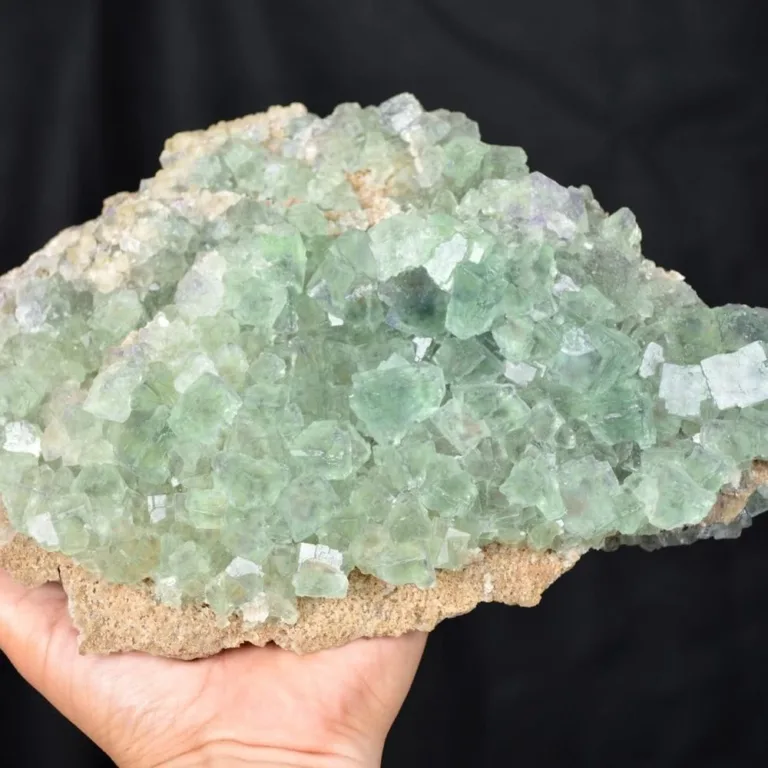 Fluorite With Calcite,Quartz Crystals - Image 4