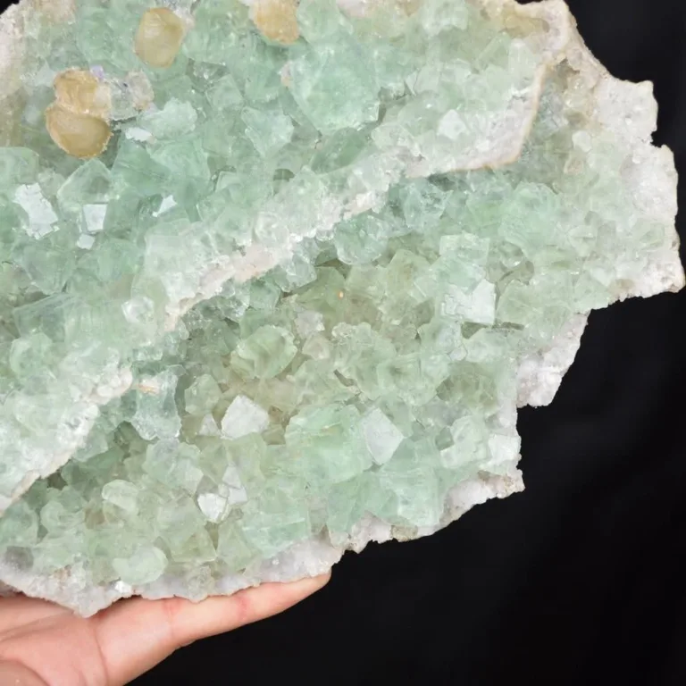 Fluorite With Calcite,Quartz Crystals - Image 7