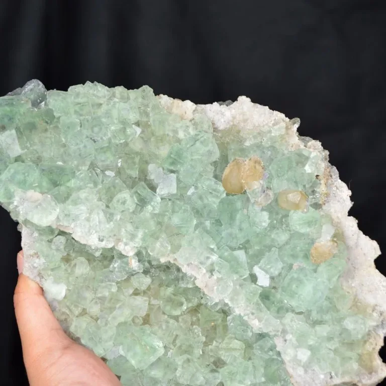 Fluorite With Calcite,Quartz Crystals - Image 9