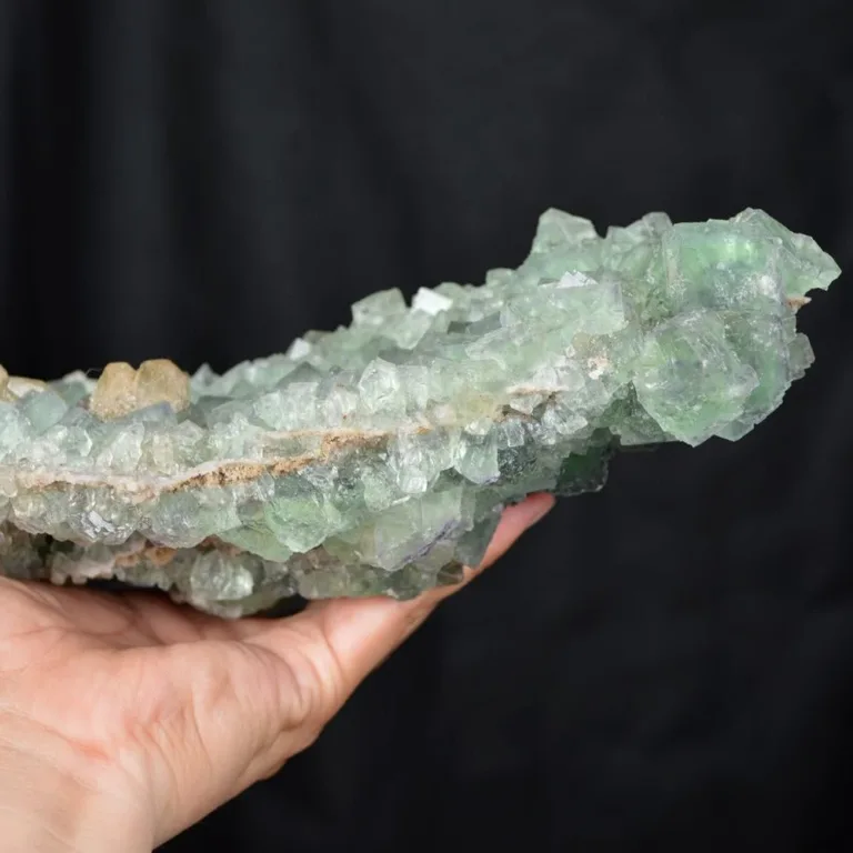 Fluorite With Calcite,Quartz Crystals - Image 10