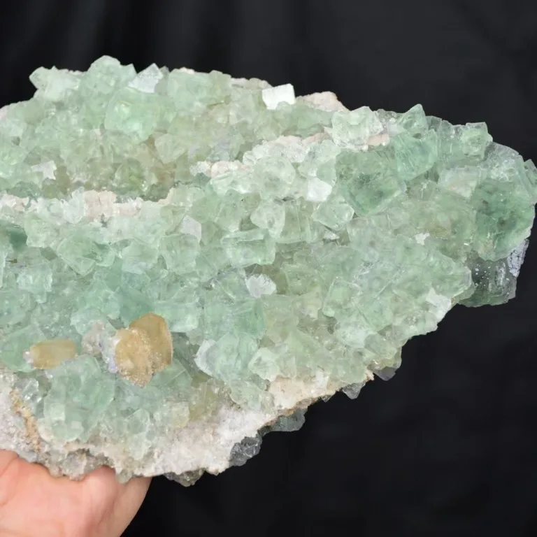 Fluorite With Calcite,Quartz Crystals - Image 11