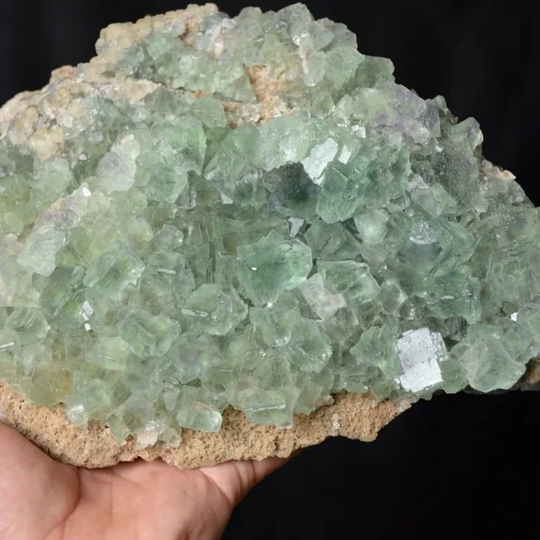 Fluorite With Calcite,Quartz Crystals - Image 12