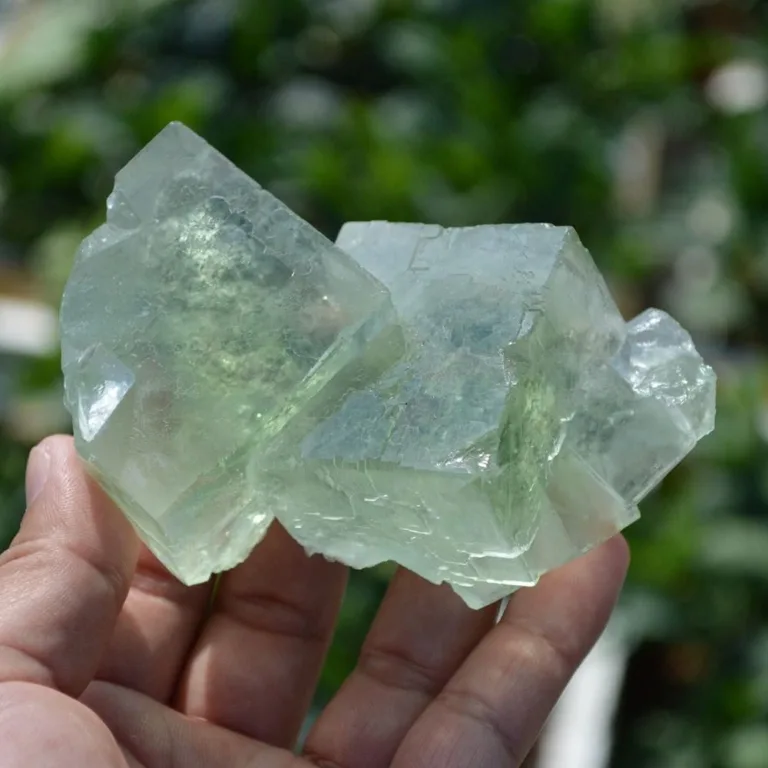 Glassy Cubes Of Fluorite, Remarkable Transparent Crystals - Image 2
