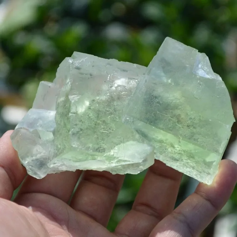 Glassy Cubes Of Fluorite, Remarkable Transparent Crystals - Image 4