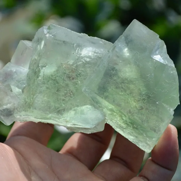 Glassy Cubes Of Fluorite, Remarkable Transparent Crystals - Image 6