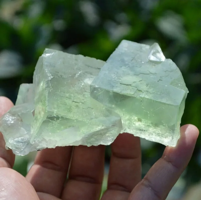 Glassy Cubes Of Fluorite, Remarkable Transparent Crystals - Image 8