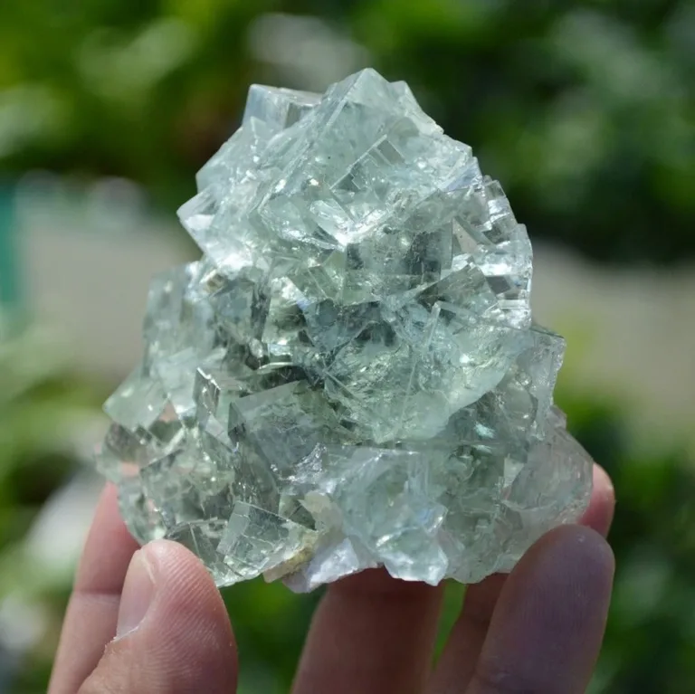 Glassy Cubes Of Fluorite, Remarkable Transparent Crystals - Image 2