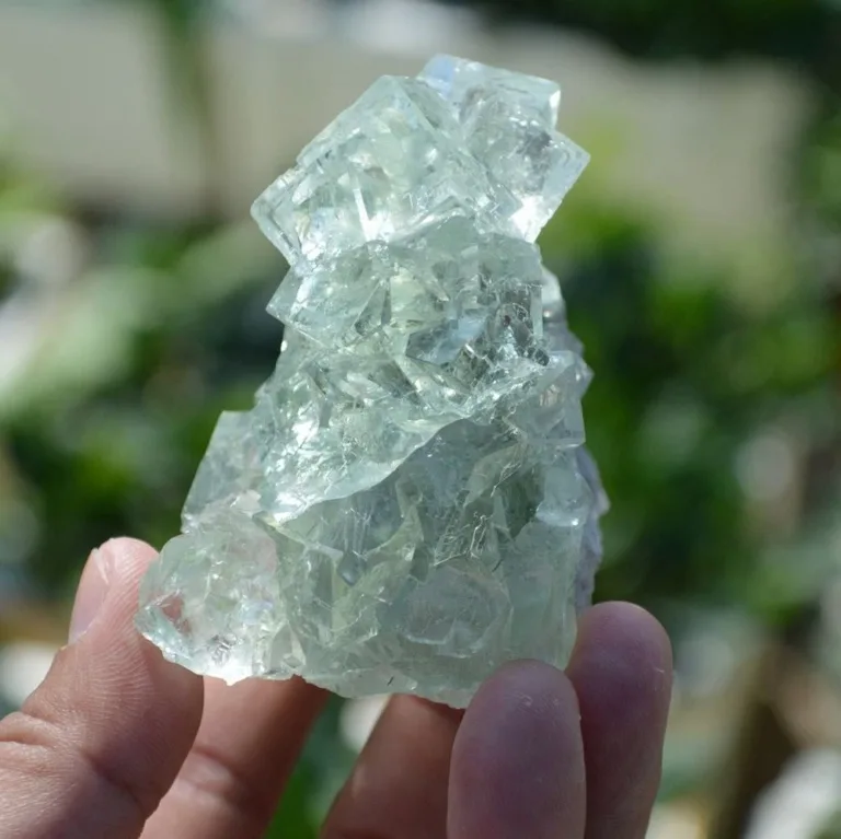 Glassy Cubes Of Fluorite, Remarkable Transparent Crystals - Image 3