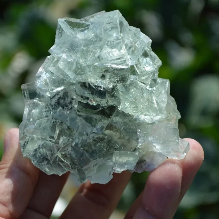 Glassy Cubes Of Fluorite, Remarkable Transparent Crystals - Image 4