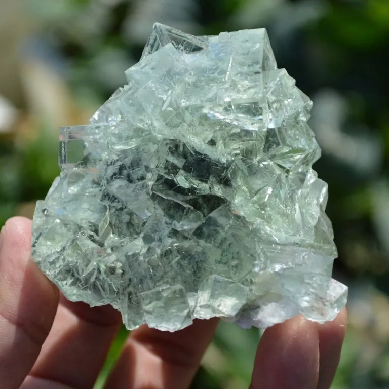 Glassy Cubes Of Fluorite, Remarkable Transparent Crystals - Image 6