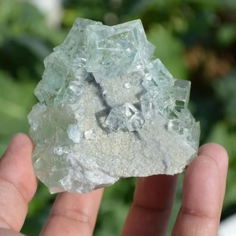 Glassy Cubes Of Fluorite, Remarkable Transparent Crystals - Image 7