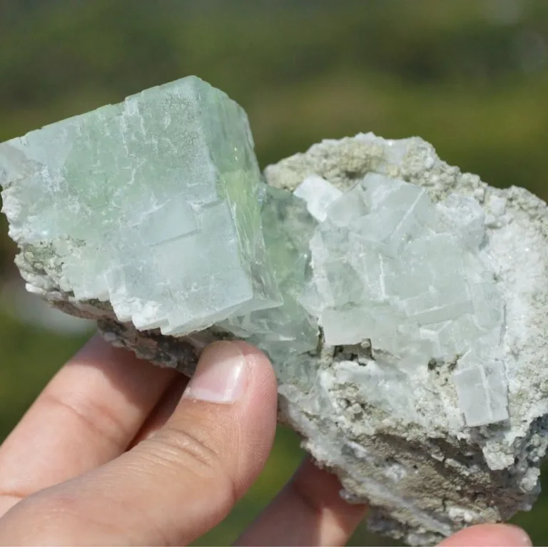 Glassy Cubes Of Fluorite, Remarkable Transparent Crystals - Image 2