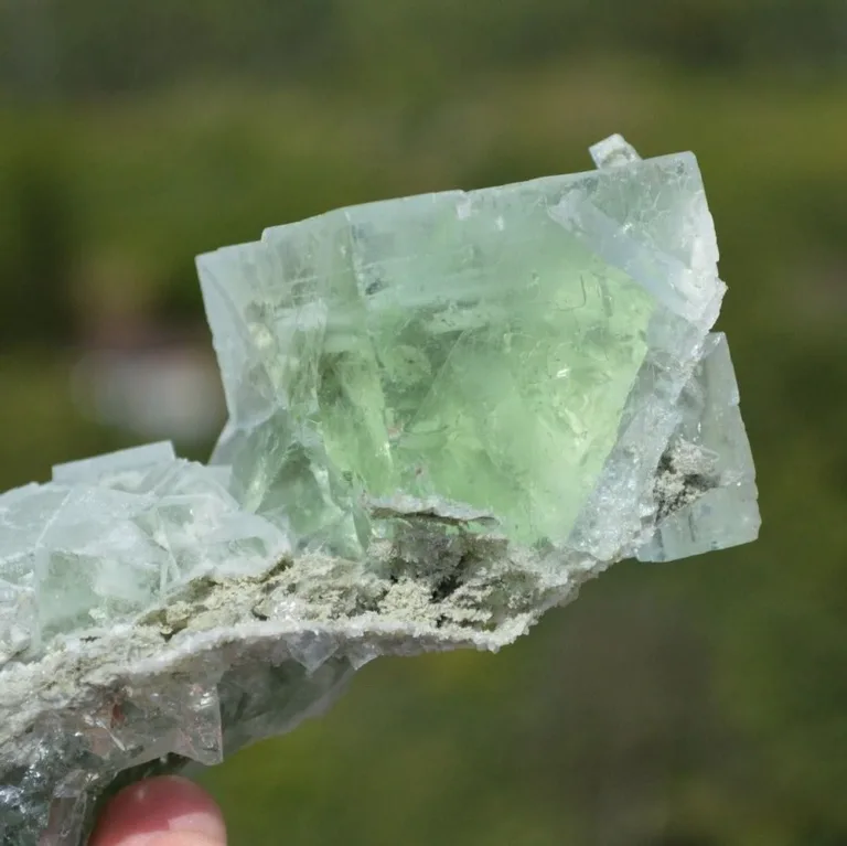 Glassy Cubes Of Fluorite, Remarkable Transparent Crystals - Image 4