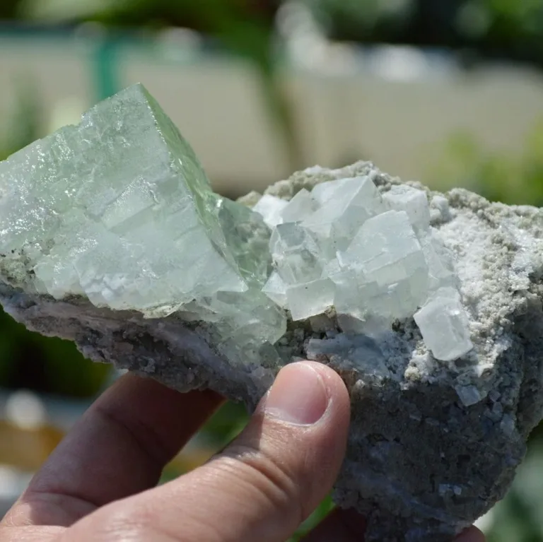 Glassy Cubes Of Fluorite, Remarkable Transparent Crystals - Image 9