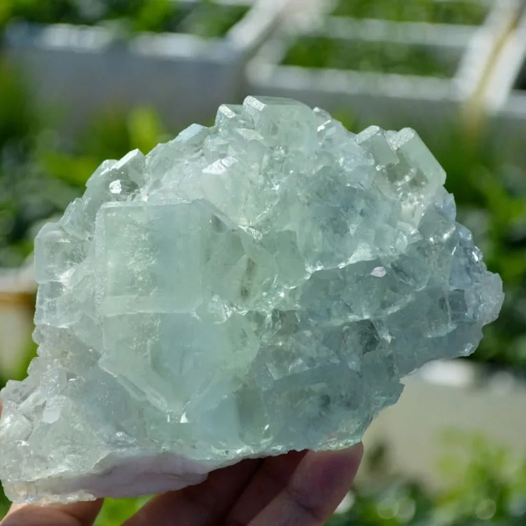 Glassy Cubes Of Fluorite, Remarkable Transparent Crystals - Image 8