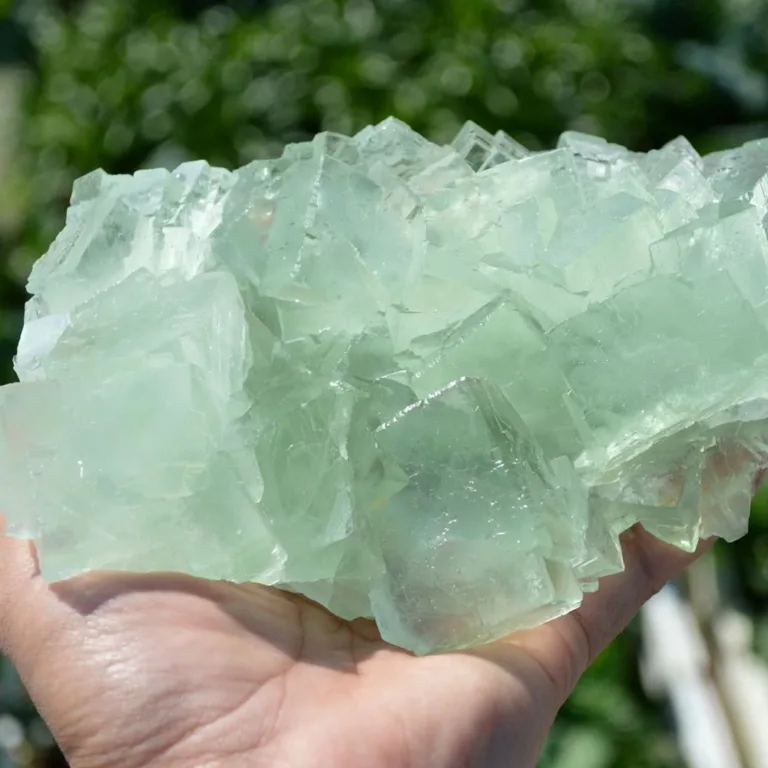 Glassy Cubes Of Fluorite, Remarkable Transparent Crystals - Image 11