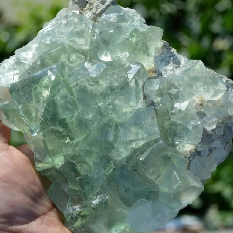 Glassy Cubes Of Fluorite, Remarkable Transparent Crystals - Image 9