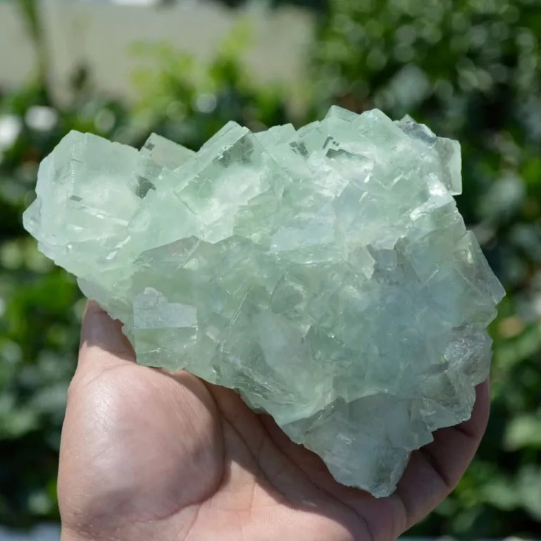 Glassy Cubes Of Fluorite, Remarkable Transparent Crystals - Image 2