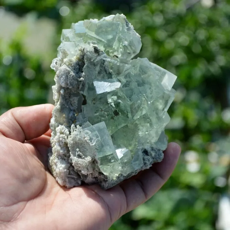 Glassy Cubes Of Fluorite, Remarkable Transparent Crystals - Image 2