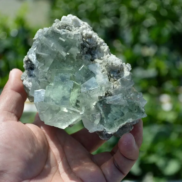 Glassy Cubes Of Fluorite, Remarkable Transparent Crystals - Image 5