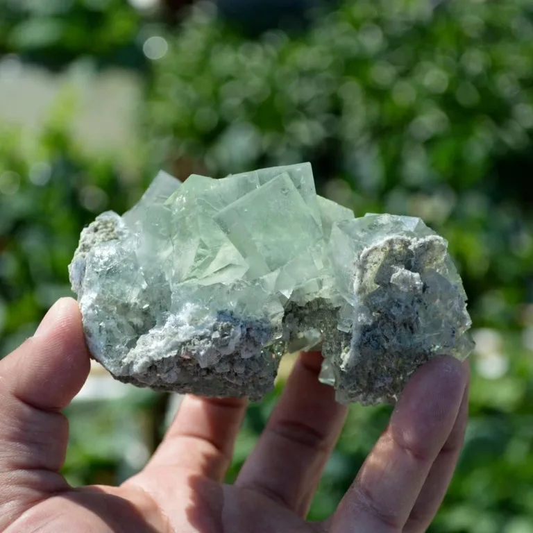 Glassy Cubes Of Fluorite, Remarkable Transparent Crystals - Image 7
