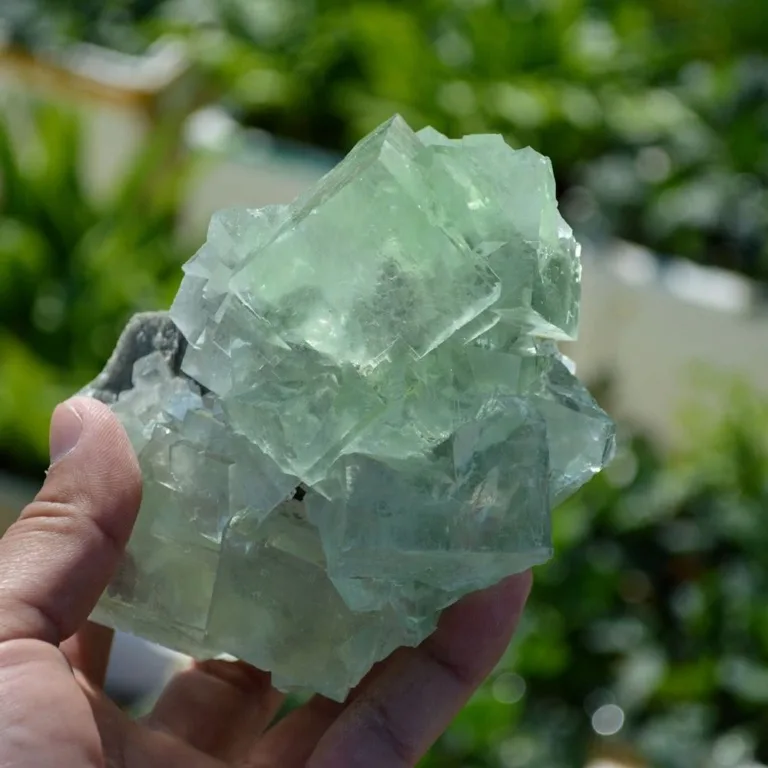 Glassy Cubes Of Fluorite, Remarkable Transparent Crystals - Image 8