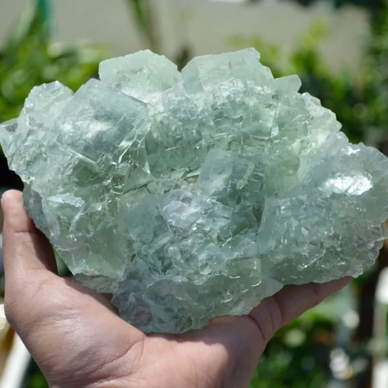 Glassy Cubes Of Fluorite, Remarkable Transparent Crystals