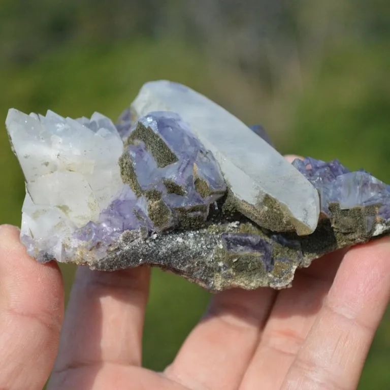 Fluorite With Quartz, Mica Crystals (Floater) - Image 6