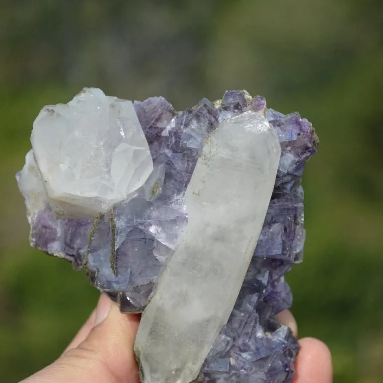 Fluorite With Quartz, Mica Crystals (Floater) - Image 7
