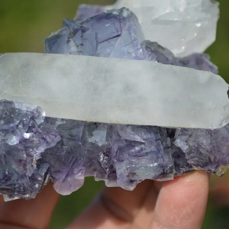 Fluorite With Quartz, Mica Crystals (Floater) - Image 8