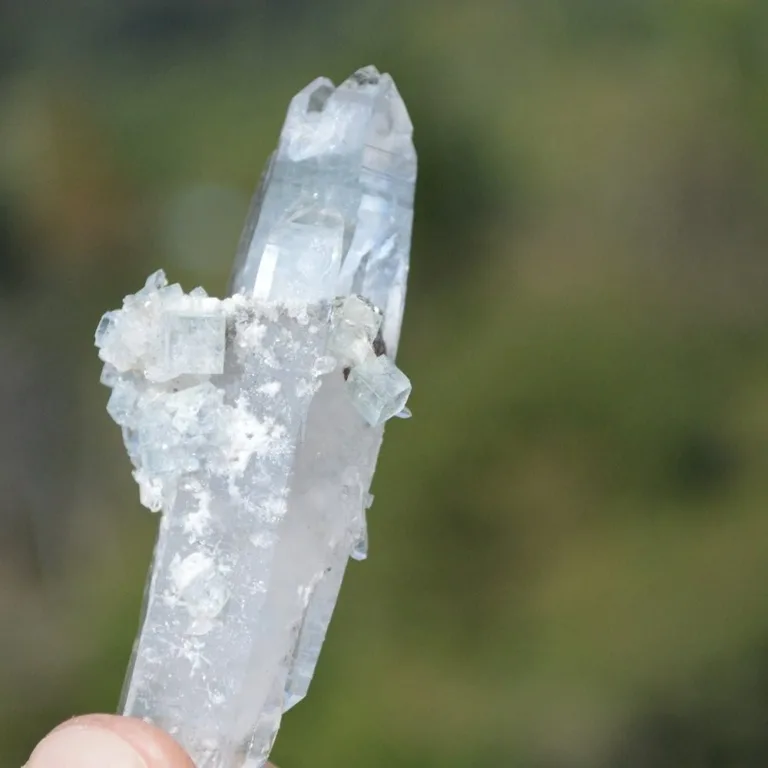 Fluorite With Quartz, Mica Crystals (Floater) - Image 6