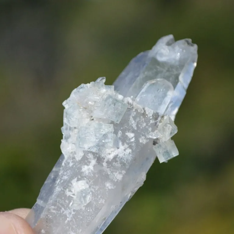 Fluorite With Quartz, Mica Crystals (Floater) - Image 9