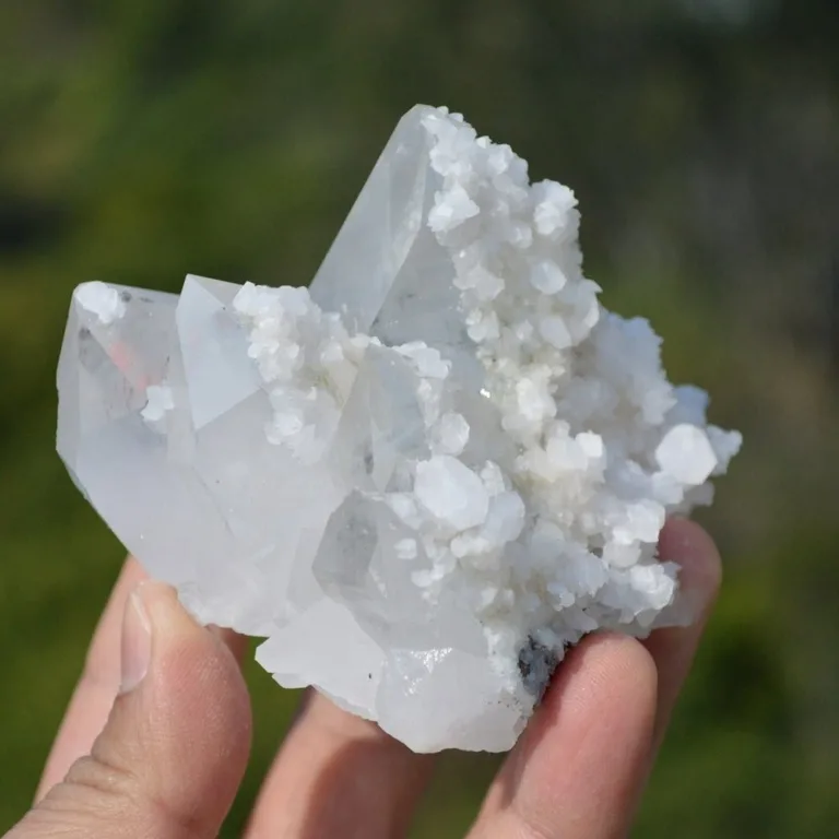 Quartz With Calcite, Arsenopyrite Crystals - Image 2