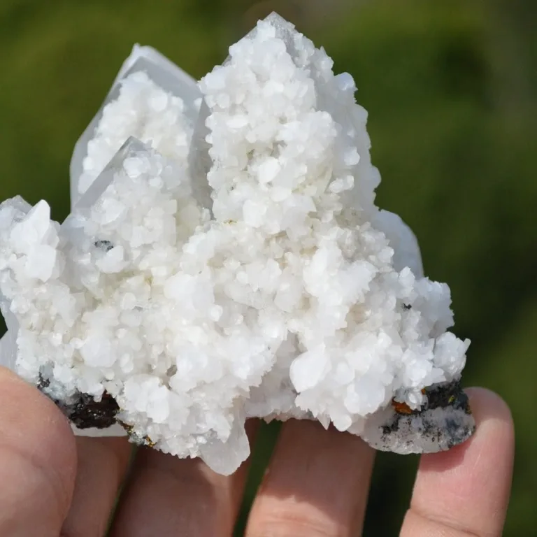 Quartz With Calcite, Arsenopyrite Crystals - Image 6