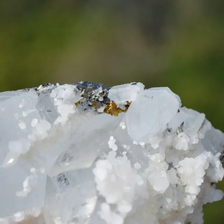 Quartz With Calcite, Arsenopyrite Crystals - Image 7