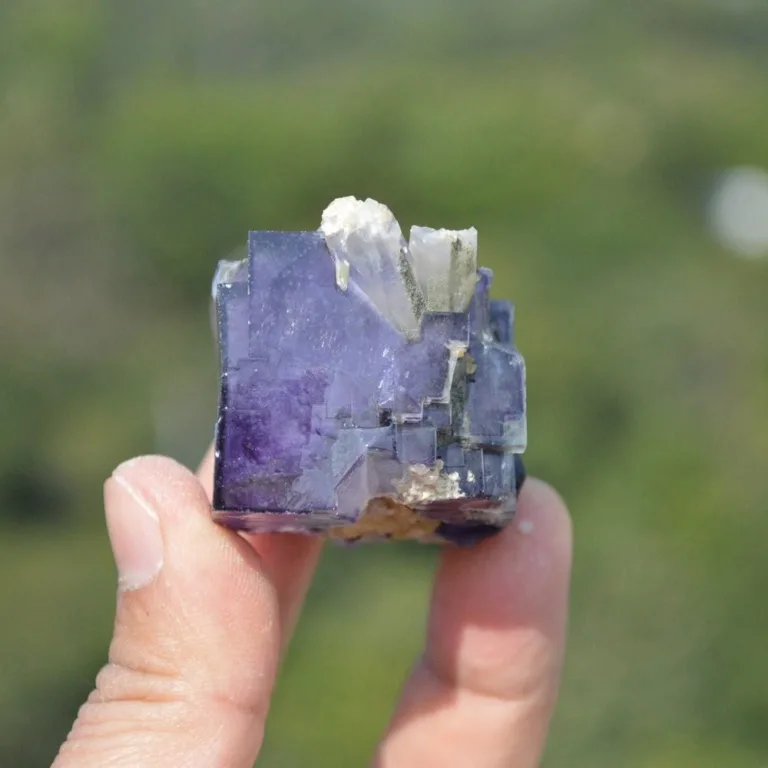 Fluorite With Quartz, Mica Crystals - Image 6