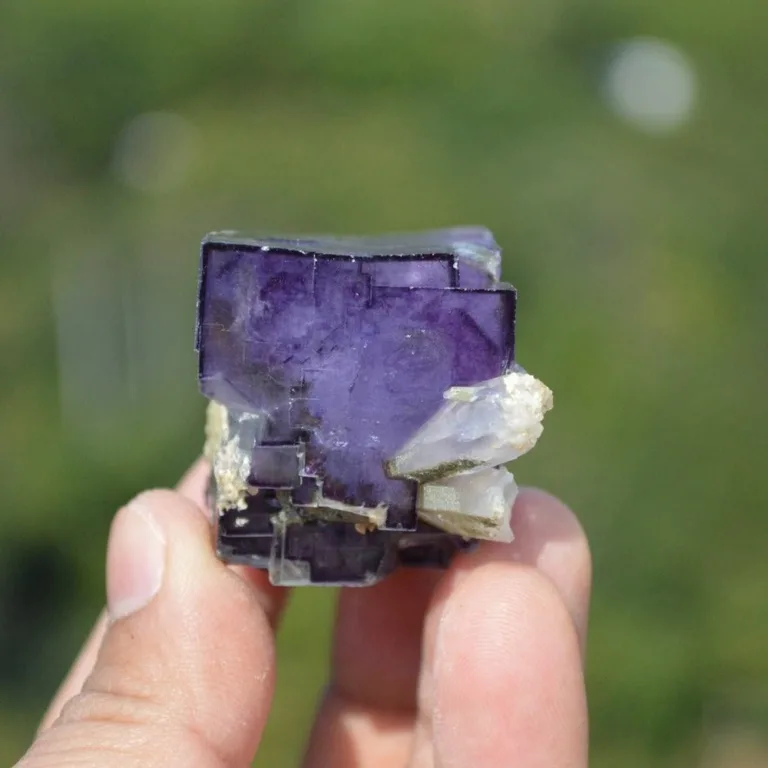 Fluorite With Quartz, Mica Crystals - Image 9