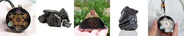 black tourmaline - black stones & crystals